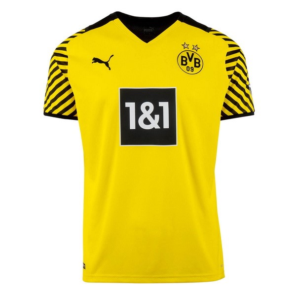 Camiseta Borussia Dortmund Replica Primera Ropa 2021/22 Amarillo